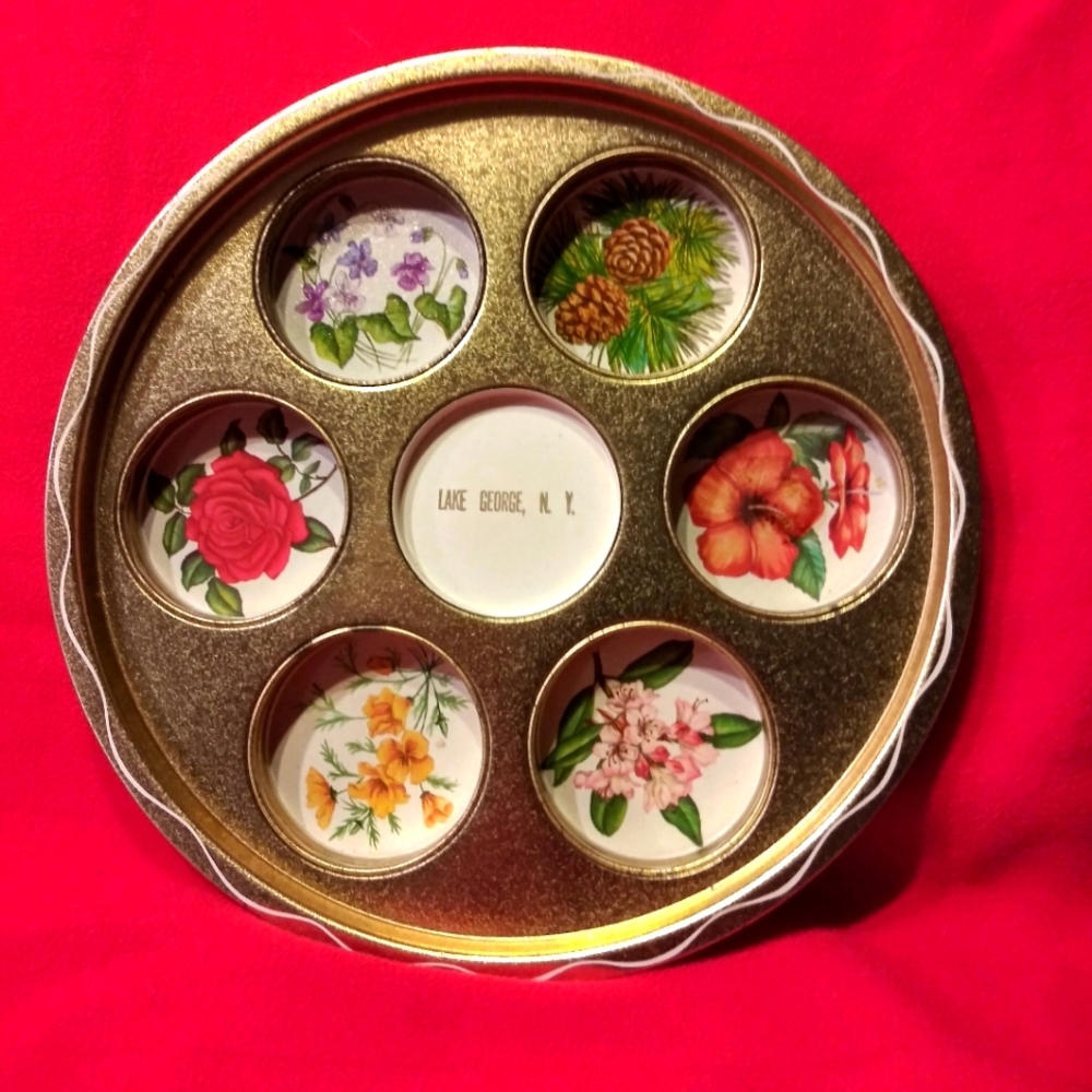 Beverage Tray/1960's/Metal/State Souvenir(?)